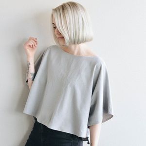 Jamie and the Jones blank canvas top in mist